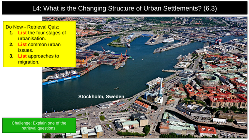 Urban Settlements Structure