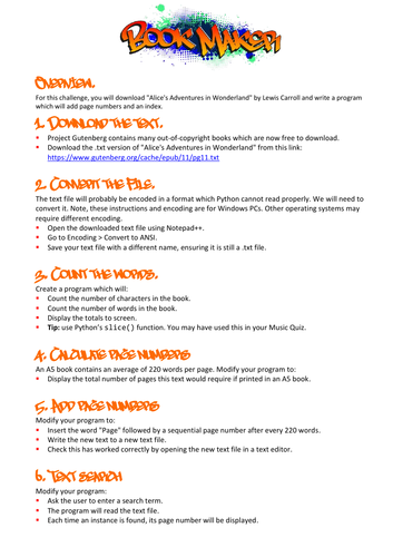 Super-Hard Python Challenges | Teaching Resources