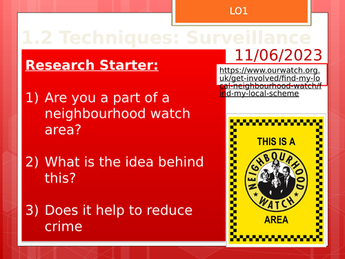 WJEC Criminology Unit 3 LO1 | Teaching Resources
