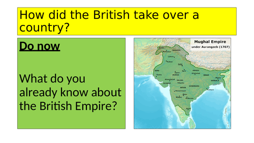 AQA Migration East India Company and Indian Mutiny