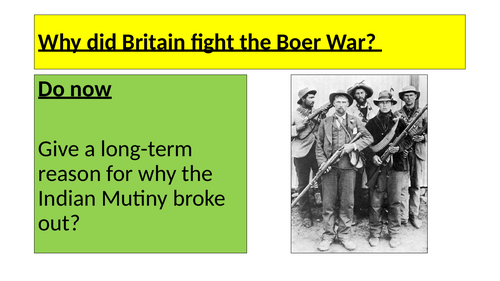 AQA GCSE Migration Boer Wars