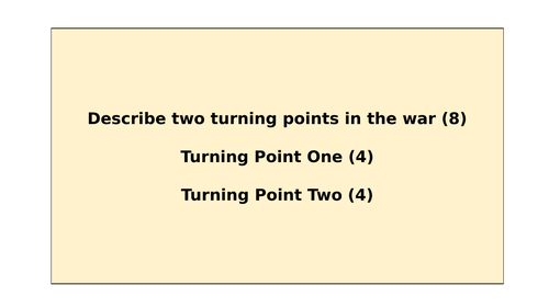World War Two Assessment Answers Teaching Resources