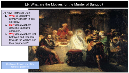 Banquo Murder Motives