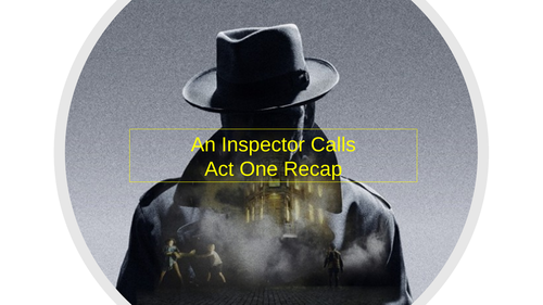 An Inspector Calls: Act One Recap | Teaching Resources