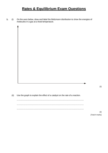 OCR A level Chemistry 3.2.3 Chemical Equilibrium