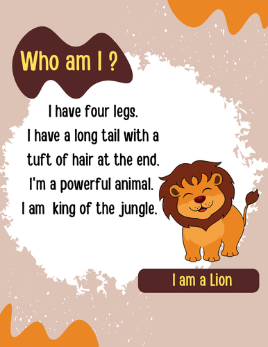 Who am I?.....(Part1) | Teaching Resources