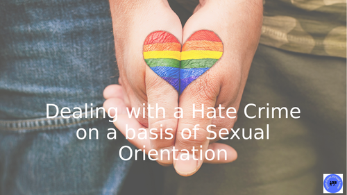 Hate Crime On A Basis Of Sexual Orientation Teaching Resources 4083