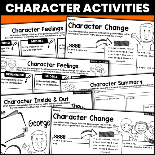 This is Our House Read Aloud Book Companion Activities Teaching Resources