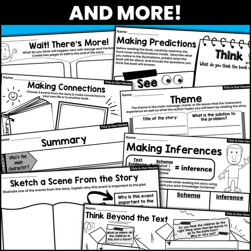 This is Our House Read Aloud Book Companion Activities Teaching Resources