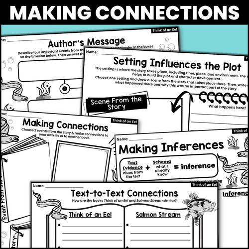 Think of an Eel Read Aloud Book Companion Activities | Teaching Resources