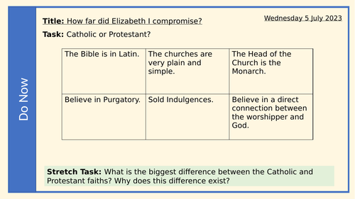 'Tudors Religious Rollercoaster' SOL - resources set of lessons ...