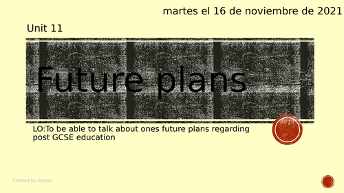 Spanish AQA GCSE unit 11 & 12