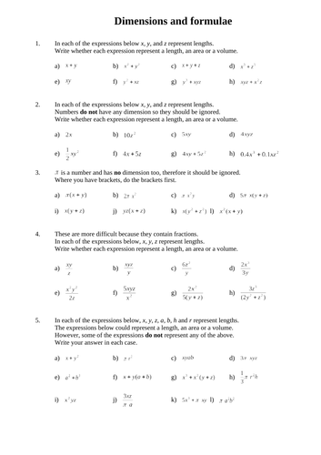 Algebra Set 2. Set of 10 worksheets | Teaching Resources