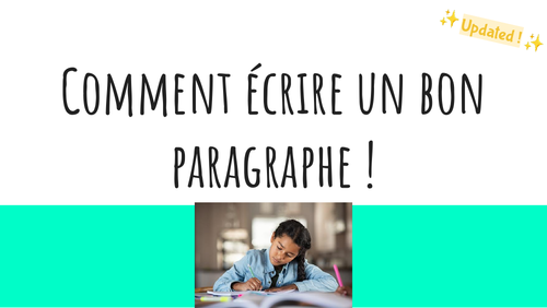 comment faire un bon paragraphe en anglais