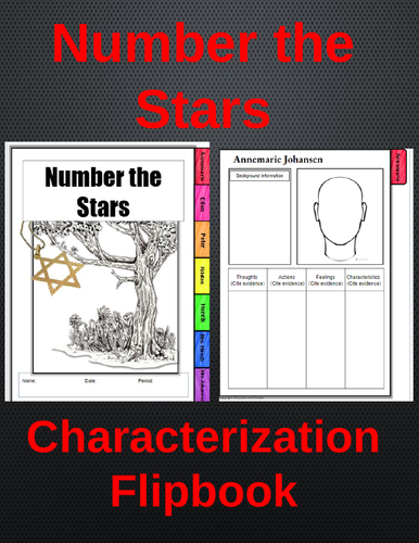 Number the Stars Characterization | Teaching Resources