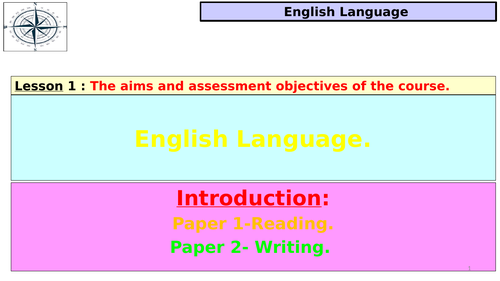 Introduction to GCSE English Grade 9-1 Exams: Course Aims and Lesson ...