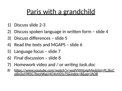 16+ Letter To A Grandchild