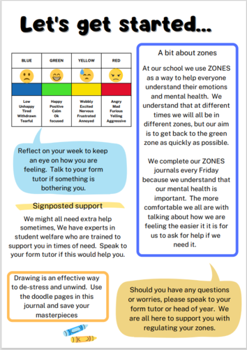 Reflection/Mental health/Wellbeing: FULL YEAR OF REFLECTION ACTIVITIES ...