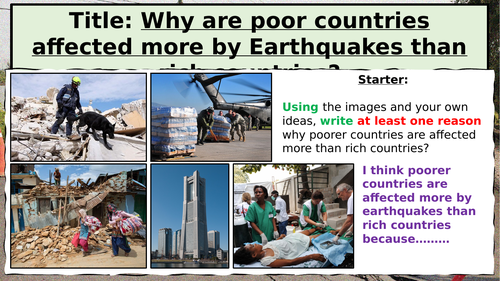 KS3: Tectonics: L11: Earthquakes - HIC vs LIC