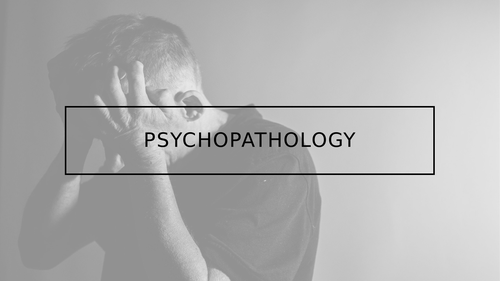 AQA Psychology A Level: Paper 1 Psychopathology Revision | Teaching ...