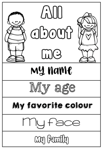 All About Me Flip Book: A FUN Back to School Activity – Heart 2 Heart  Teaching