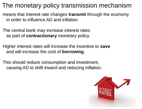 Monetary policy transmission mechanism | Teaching Resources