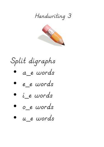Cursive and non cursive handwriting booklets | Teaching Resources