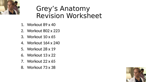 GREYS ANATOMY WORKSHEET 13