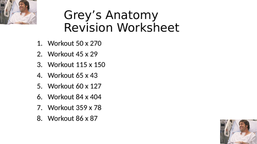 GREYS ANATOMY WORKSHEET 26