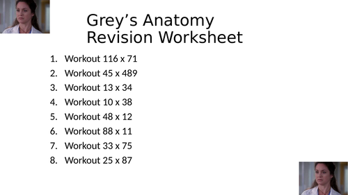 GREYS ANATOMY WORKSHEET 15