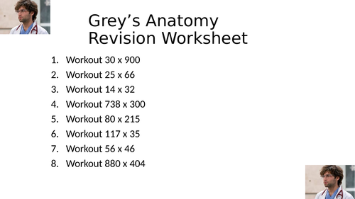 GREYS ANATOMY WORKSHEET 29