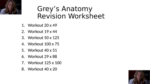 GREYS ANATOMY WORKSHEET 34