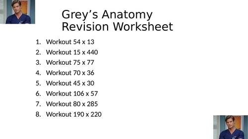 GREYS ANATOMY WORKSHEET 41