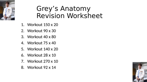 GREYS ANATOMY WORKSHEET 33