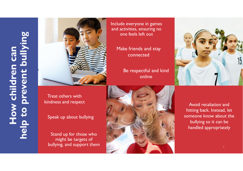Poster: How children can help to prevent bullying | Teaching Resources