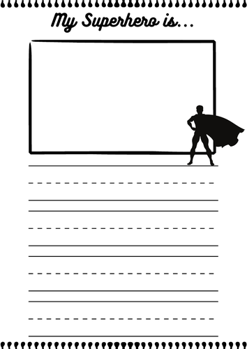 Superhero Handwriting | Teaching Resources