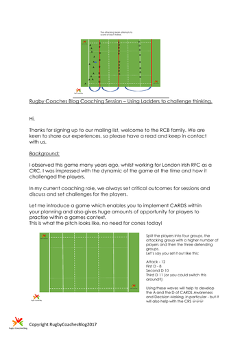 Rugby Union Game - Ladders