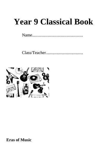 KS3 Music - Eras of Classical Music | Teaching Resources