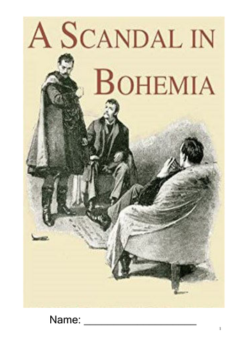 'A Scandal in Bohemia' study guide Teaching Resources