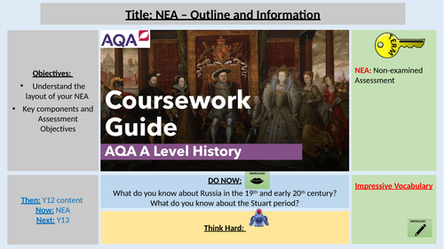 nea history a level coursework example