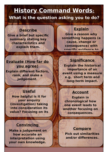 history-command-words-teaching-resources