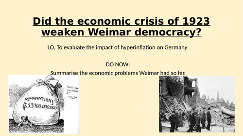 Weimar Germany - Hyperinflation Ruhr