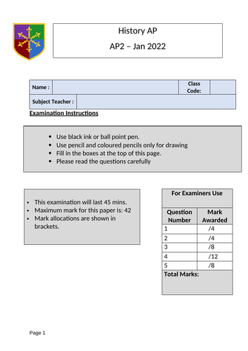 Weimar and Nazi Germany Assessment