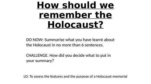Holocaust - memorial