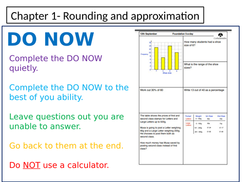MATH chapter 1 Edexcel IGCSE | Teaching Resources