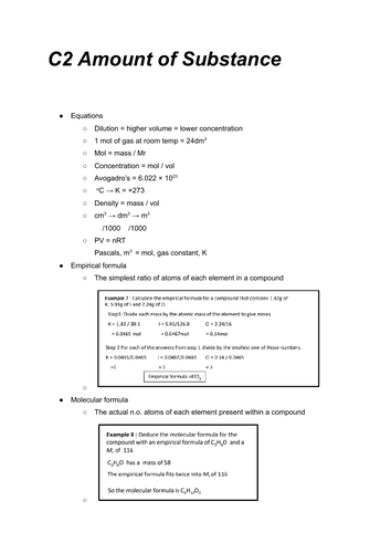 AQA ALEVEL A*SPECIFICATION WRITTEN PHYSICAL CHEMISTRY NOTES | Teaching ...