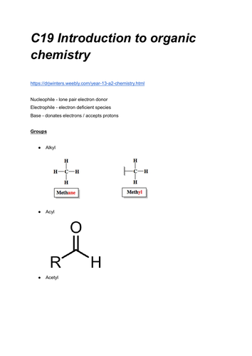 AQA ALEVEL A* ORGANIC CHEMISTRY SPEC WRITTEN NOTES