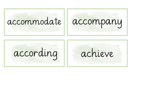 Year 5 and 6 statutory spelling word cards and alphabet circles ...