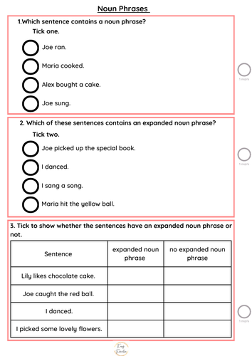 Year 2 Grammar Mini Tests | Teaching Resources