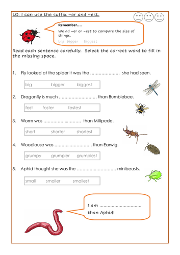 Minibeast - story writing | Teaching Resources